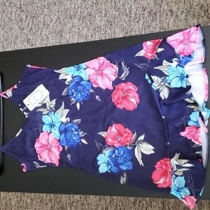 Floral Coeur de Vague dress